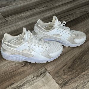 Nike Huarache Mens White/ White-Pure Platinum